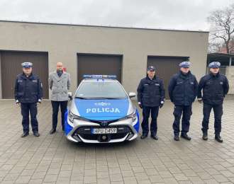 Zdjęcie aktualności Gniezno wsparło zakup nowego radiowozu dla tamtejszej Komendy Powiatowej Policji