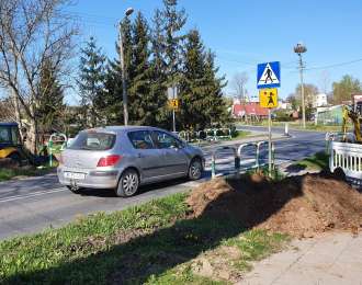 Zdjęcie aktualności W Marcinkowie w gminie Mogilno doświetlono przejście, z którego korzysta ją każdego dnia uczniowie miejscowej szkoły