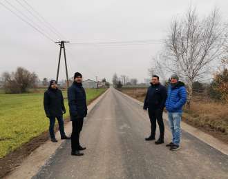 Zdjęcie aktualności W gminie Damasławek do użytku została oddana kolejna droga. Tym razem w Turzy