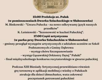 Zdjęcie aktualności W Dworku Szlacheckim w Słaboszewku odbędzie się XIII Biesiad  Artystyczna
